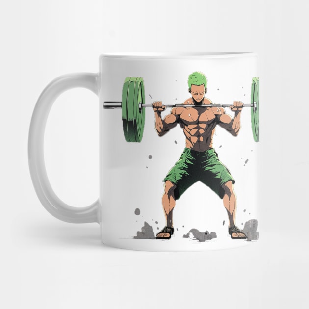 zoro lifting weights by enzo studios